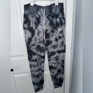 PINK Tie-Dye Joggers Medium